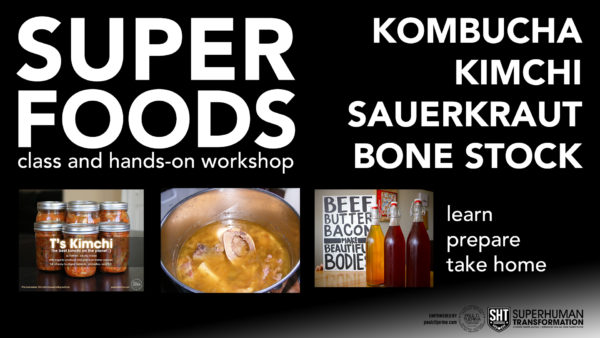 superfoods kombucha kimchi sauerkraut bone stock