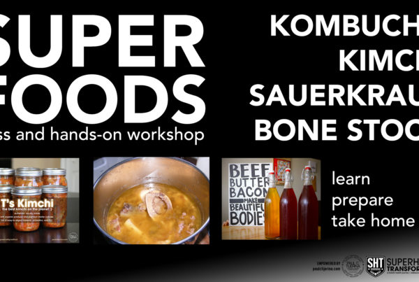 superfoods kombucha kimchi sauerkraut bone stock