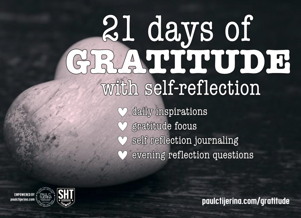 21 days of gratitude