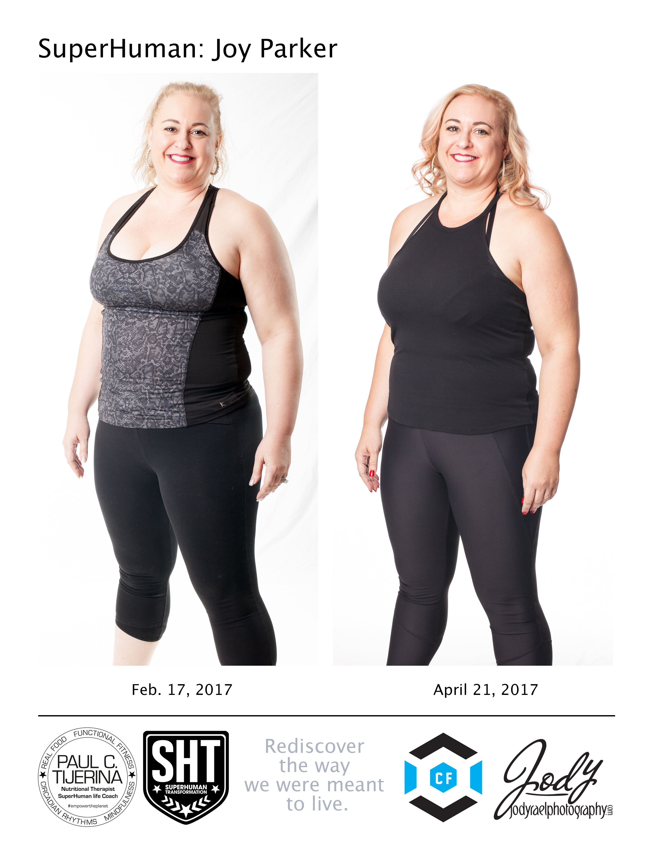 SHT success story Joy Parker post SHT April 2017