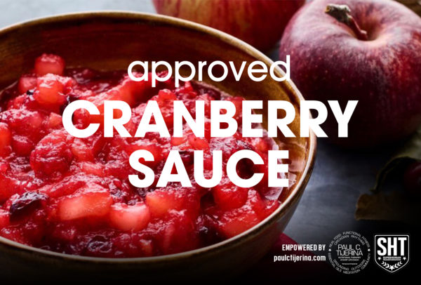 approved cranberry sauce
