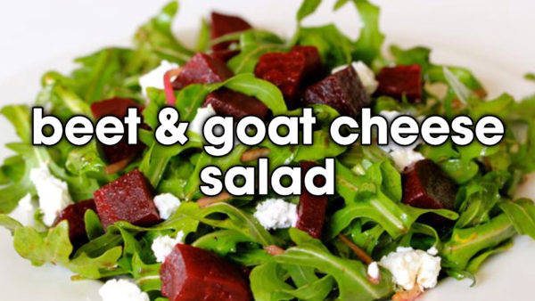 beet goat cheese salad