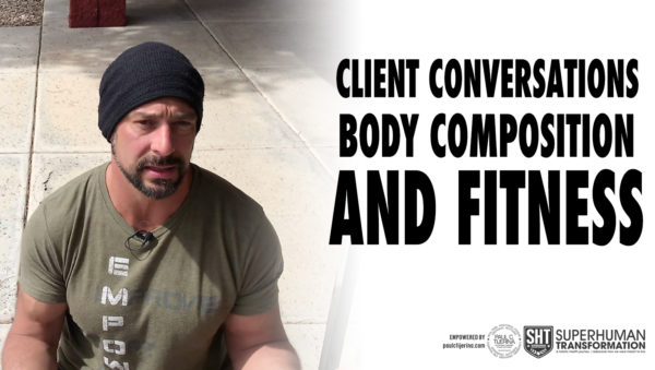 client conversations around body composition and fitness