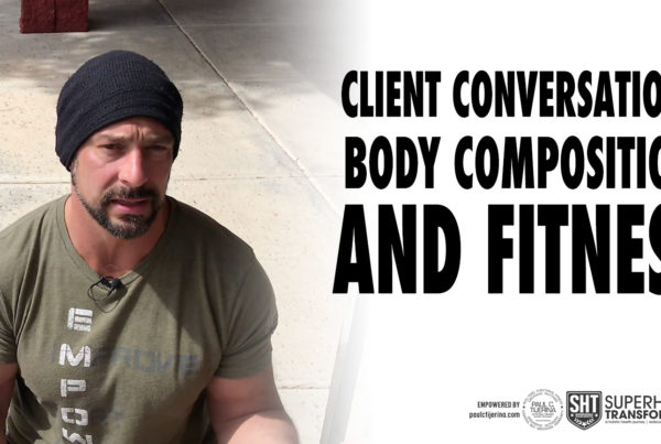 client conversations around body composition and fitness